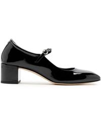 Aeyde - Aline Mary Jane 45 Patent Leather Pumps - Lyst