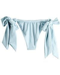Faithfull the Brand - Costa Tie-Fastening Bikini Briefs - Lyst