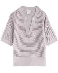 Varley - Callie Open-Knit Cotton Top - Lyst