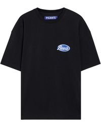 Picante - Sienna Logo-Print Cotton T-Shirt - Lyst