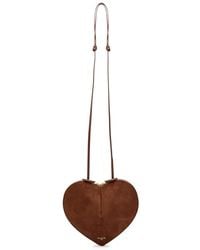 Alaïa - Le Coeur Suede Cross-Body Bag - Lyst