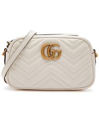 Gucci - gg Marmont Small Leather Cross-body Bag - Lyst