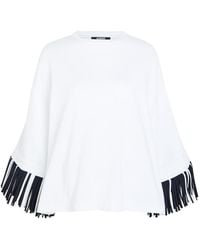 Jacquemus - Le T-Shirt Cabana Fringed Long-Sleeve Cotton T-Shirt - Lyst