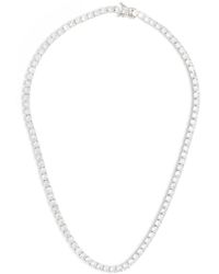 Fallon - Grace Crystal-embellished Tennis Necklace - Lyst
