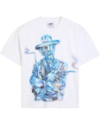 Warren Lotas - Chrome Gunslinger Printed Cotton T-Shirt - Lyst