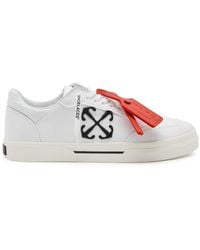 Off-White c/o Virgil Abloh - Off- Vulcanised Canvas Sneakers - Lyst