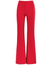Alice + Olivia - Yuki Boot-Cut Jersey Trousers - Lyst