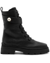 Jimmy Choo - Chunky Leather Ankle Boots - Lyst