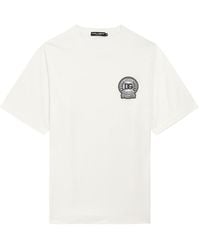 Dolce & Gabbana - Logo-Appliquéd Cotton T-Shirt - Lyst