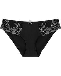 Simone Perele - Delice Lace-Trimmed Briefs - Lyst