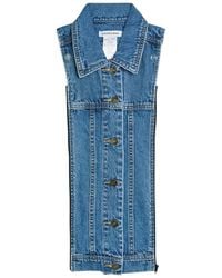 Veronica Beard - Slate Dickey Denim Jacket Insert - Lyst