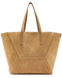 Brunello Cucinelli - Bead Medium Suede Tote - Lyst