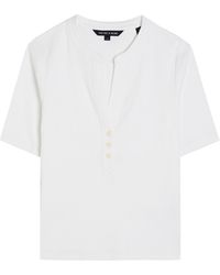 Veronica Beard - Reubian Ribbed Stretch-Cotton Top - Lyst