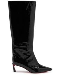 Christian Louboutin - Condorocombo Botta 55 Patent-Leather Knee-High Boots - Lyst