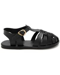 Ancient Greek Sandals - Karina Woven Leather Sandals - Lyst