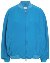 Versace - Silk-Poplin Bomber Jacket - Lyst