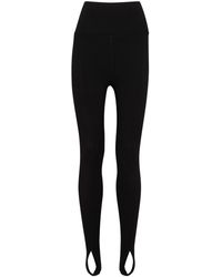 Victoria Beckham - Vb Body Stretch-knit Stirrup leggings - Lyst