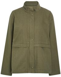 Eileen Fisher - Cotton And Linen-Blend Jacket - Lyst
