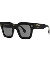 Fendi - Roma Oversized Square-frame Sunglasses - Lyst