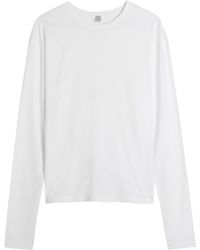 TOTEME - Classic Long Sleeve Jersey T-Shirt - Lyst