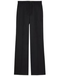 Chloé - Flared-Leg Wool Trousers - Lyst
