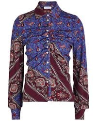 Rabanne - Printed Stretch-Jersey Shirt - Lyst