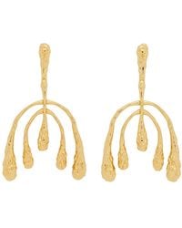 Alexis - Brut 14Kt-Plated Drop Earrings - Lyst