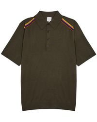 Paul Smith - Striped Wool Polo Shirt - Lyst