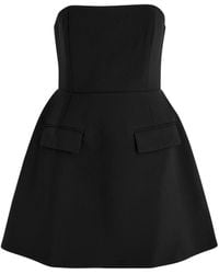 Odd Muse - Strapless Crepe Mini Party Dress - Lyst