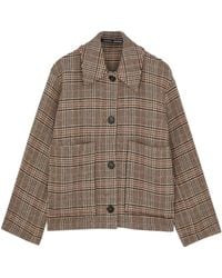 Kassl - Checked Wool-blend Jacket - Lyst