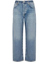 Citizens of Humanity - Emery Cropped Straight-Leg Jeans - Lyst