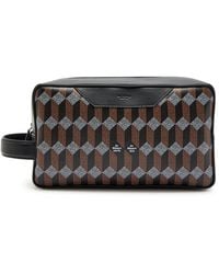 AU DEPART - Square 26 Printed Leather Pouch - Lyst