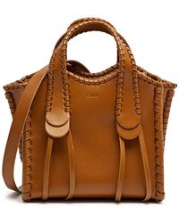 Chloé - Mony Small Leather Tote, Leather Bag, - Lyst