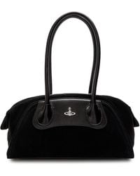 Vivienne Westwood - Shirley Small Suede Shoulder Bag - Lyst