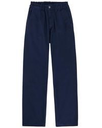 Forét - Straight-Leg Twill-Cotton Trousers - Lyst