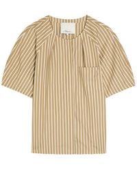 3.1 Phillip Lim - Striped Cotton-Poplin Shirt - Lyst