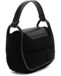 Moncler Mini Quilted Crossbody Bag in Black | Lyst