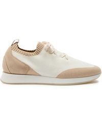 Aurélien - Colour-Blocked Knit Sneakers - Lyst