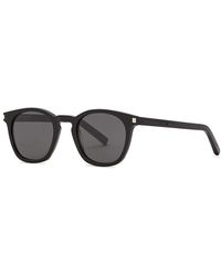 Saint Laurent - Sl28 Wayfarer-Style Sunglasses, Sunglasses - Lyst