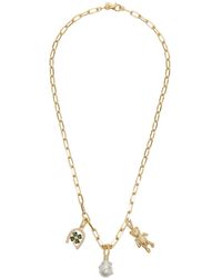 Daisy London - X Shrimps -plated Charm Necklace - Lyst