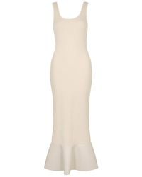 Nanushka - Talulla Ribbed Cotton Maxi Dress - Lyst