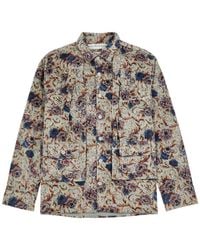 Advisory Board Crystals - Floral-jacquard Chenille Shirt - Lyst