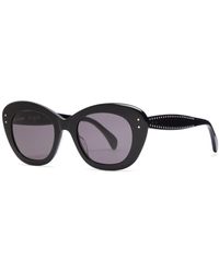Alaïa - Oval-frame Sunglasses - Lyst
