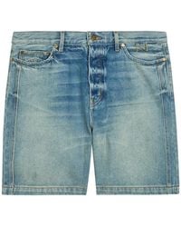 Rhude - Boxy Traxedo Denim Shorts - Lyst