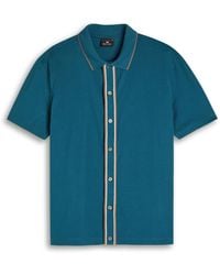 Paul Smith - Stripe-Trimmed Stretch-Cotton Polo Shirt - Lyst