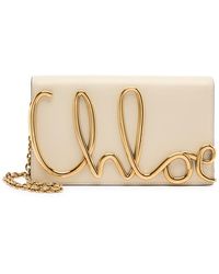 Chloé - The Iconic Logo Leather Cross-Body Bag - Lyst