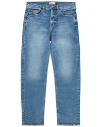 FRAME - The Straight-Leg Stretch-Denim Jeans - Lyst