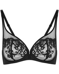Simone Perele - Saga Guipure Lace Full-Cup Bra - Lyst
