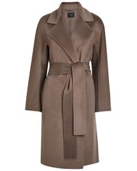 JOSEPH - Costa Wool And Cashmere-Blend Trench Coat - Lyst