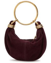Chloé - Bracelet Suede Top Handle Bag - Lyst